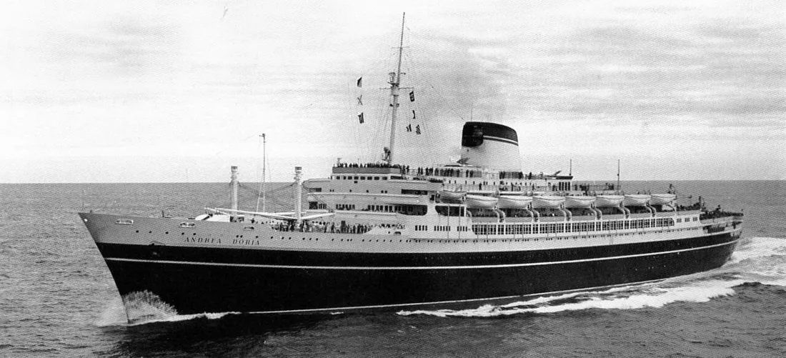 SS Andrea Doria at sea